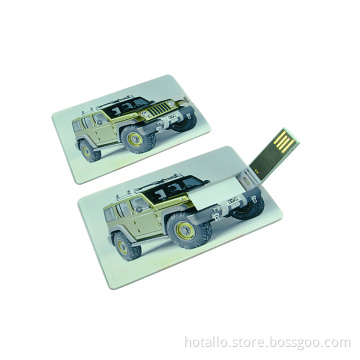 Promotion Gift with Logo Plastic Card USB Flash Drive